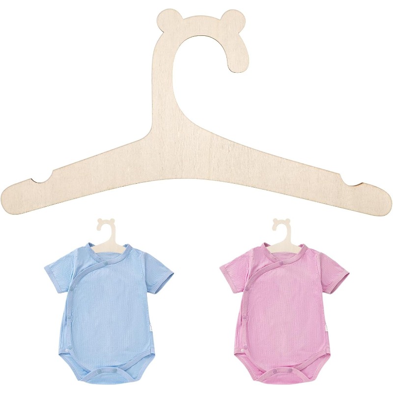 Baby Clothing Hangers - Bebek Giysi Askısı Sevimli Ayı Ahşap