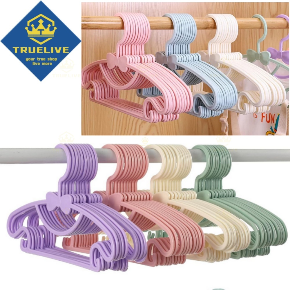 Baby Clothing Hangers - 30/20/10/5/1 adet bebek giysileri rafları plastik
