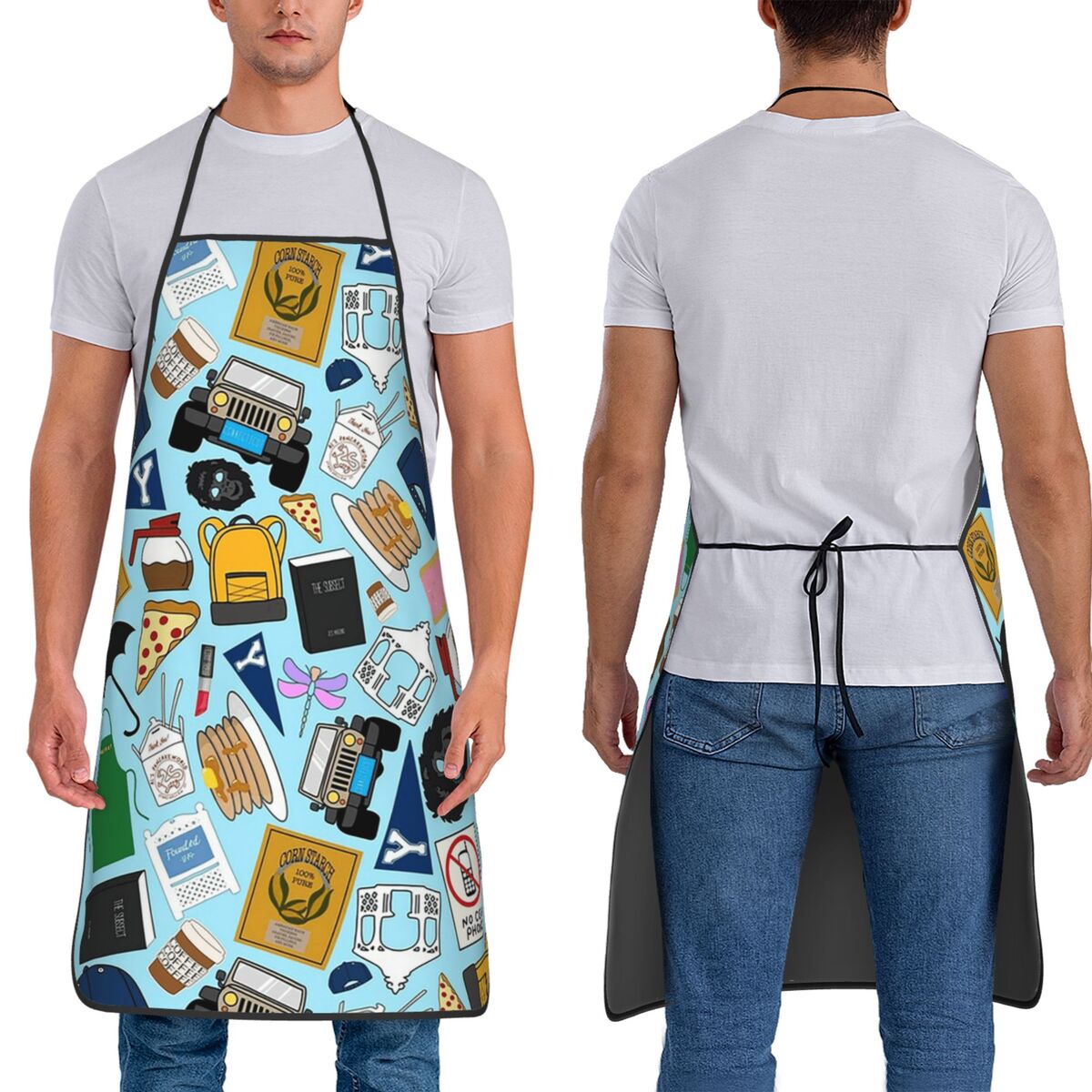 Printed Bibs Pack - Ultimate Fan Desenli İkonlar Her Yerde