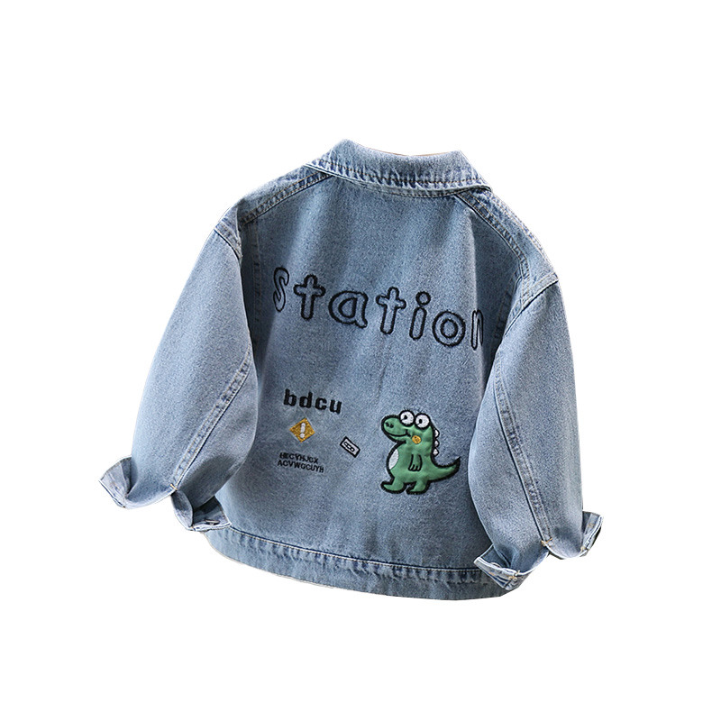 Baby Clothing Us - Sevimli Tarzı Bebek Çocuk Denim Ceket
