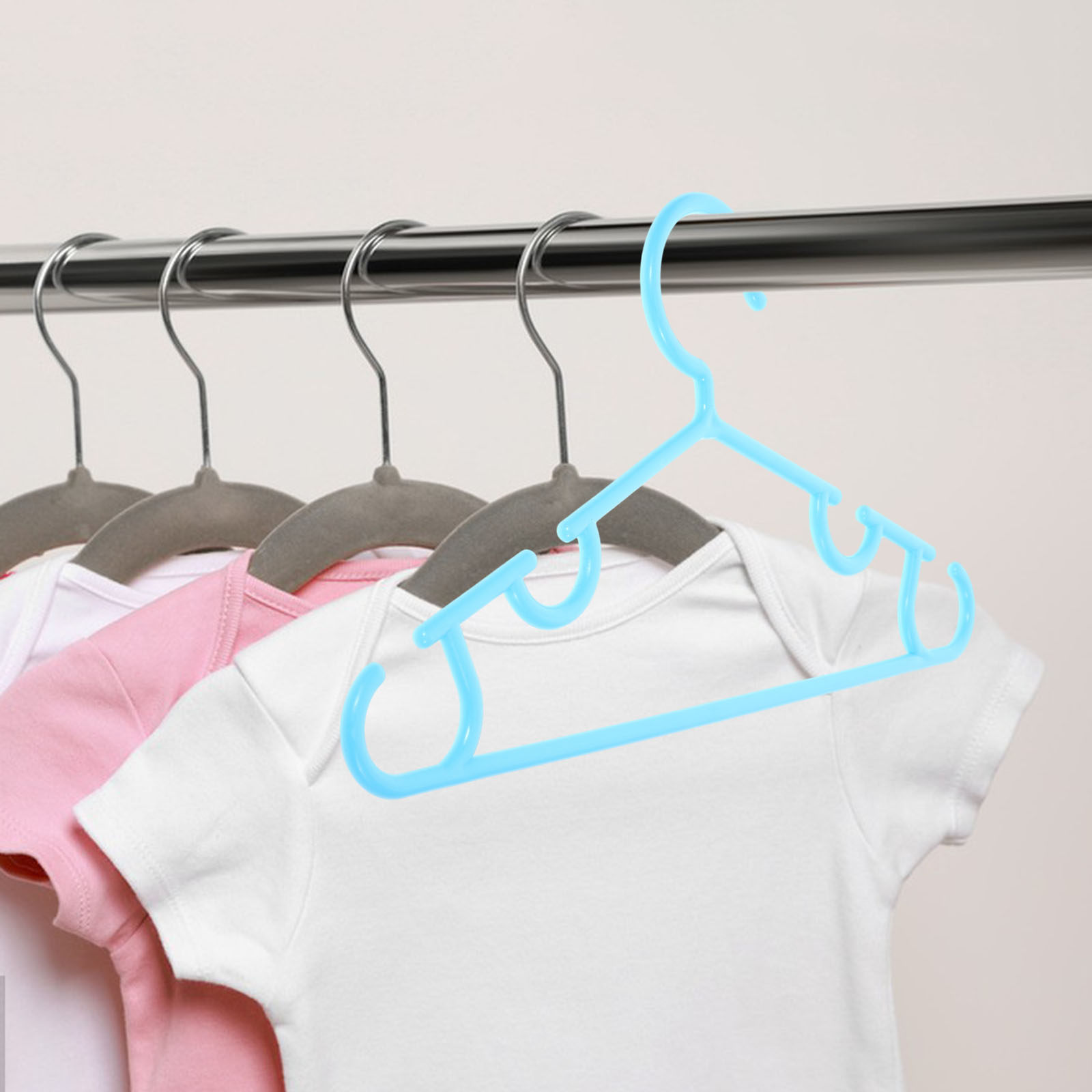 Baby Clothing Hangers - 10 Adet Ağır Hizmet Tipi Bebek