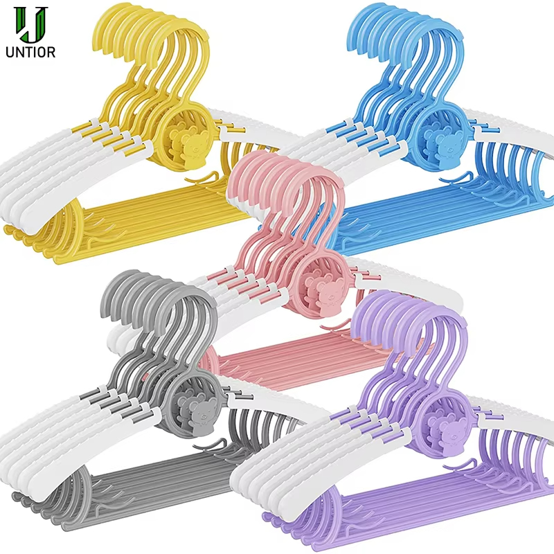 Baby Clothing Hangers - 10 paket kaymaz bebek elbise askısı
