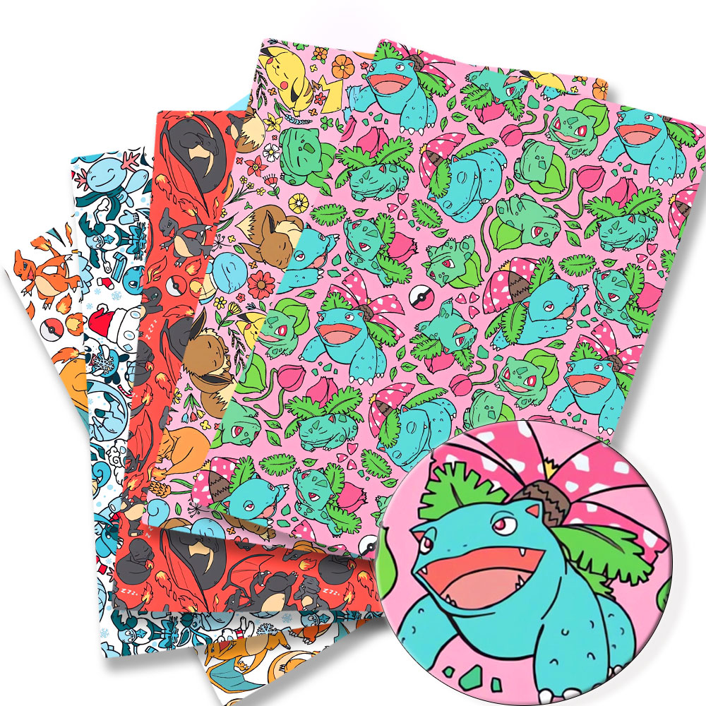 Baby Clothing Products - Pokemon Karikatür Fabric140*50 cm El Yapımı