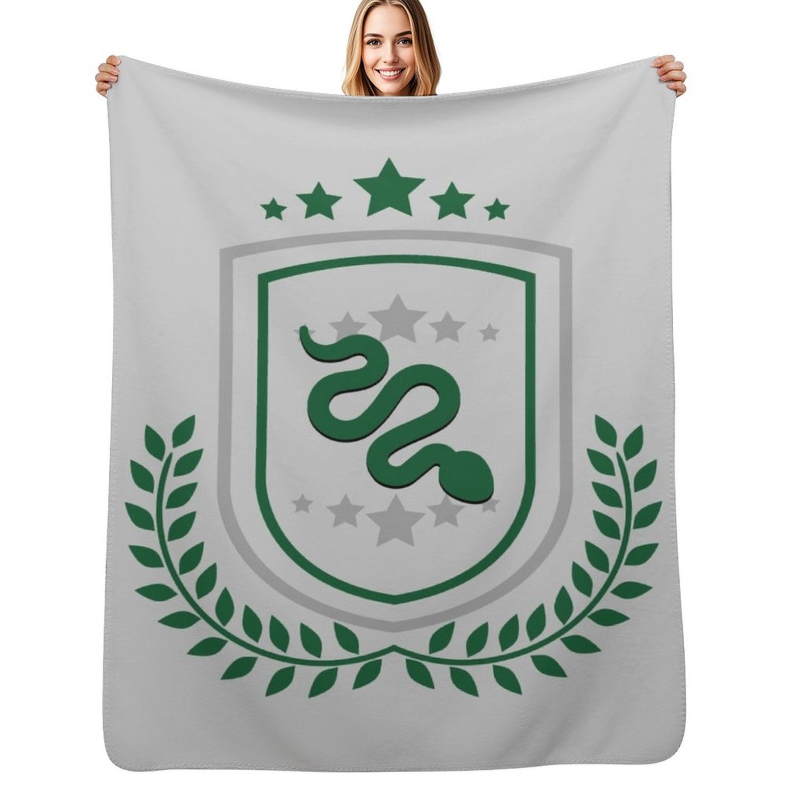 Fleece Sleep Bag - Yılan Yıldız Amblemli Battaniye Uyku Tulumu