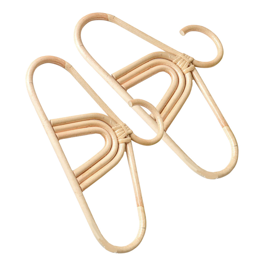 Baby Clothing Hangers - 2 Adet Rattan Çocuk Askısı Çevre
