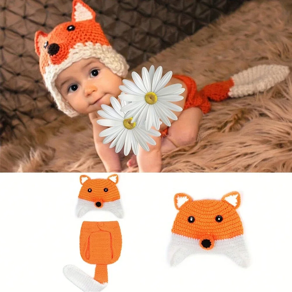 Baby Clothing Products - Hayvan tarzı yenidoğan bebek tığ örme