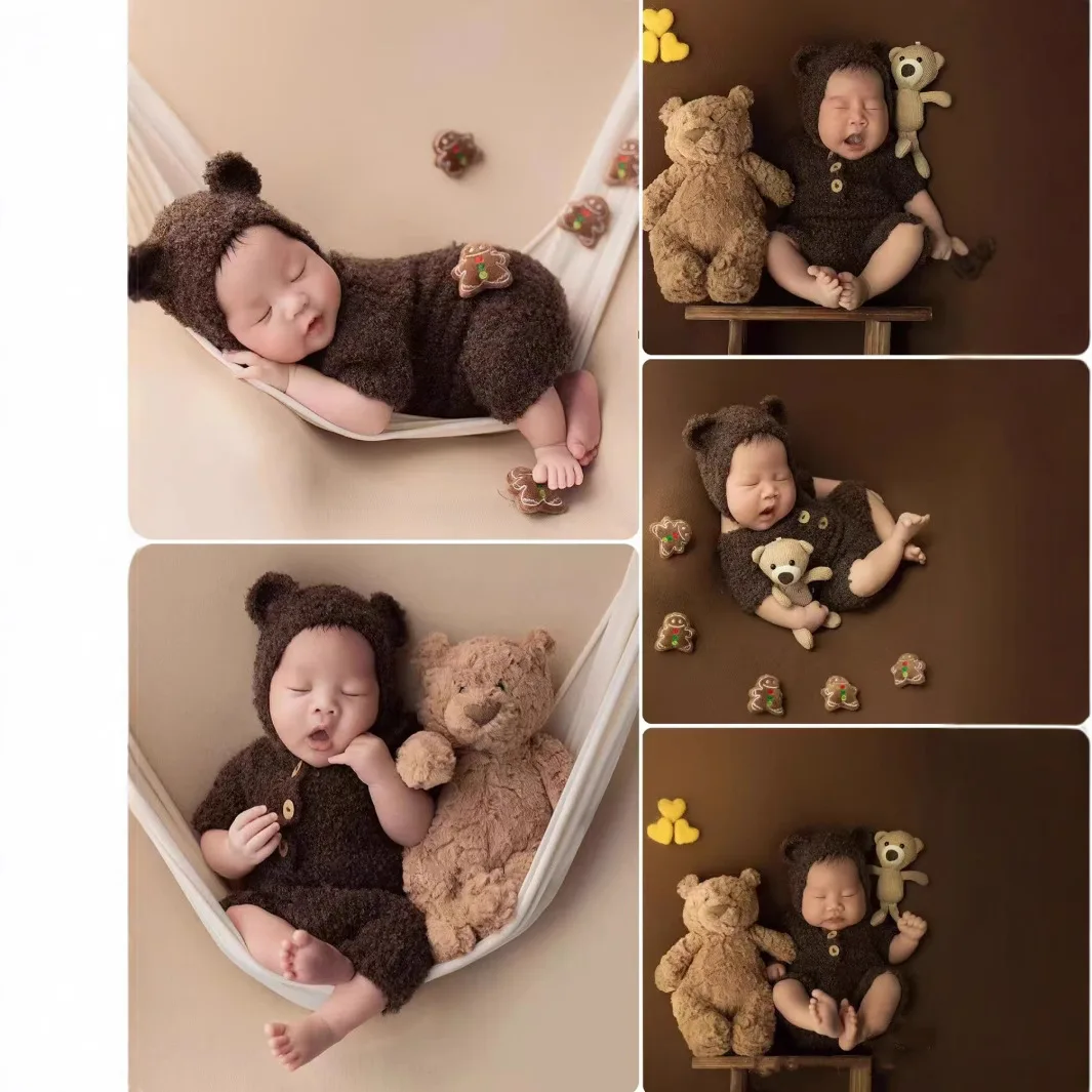 Baby Clothing Products - Yenidoğan Fotoğraf Sahne Bebek Ayı Kıyafet