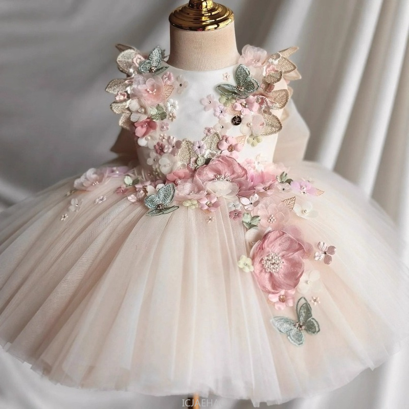 Baby Clothing Us - Düğün elbisesi Yaz Çocuk Kız İlk
