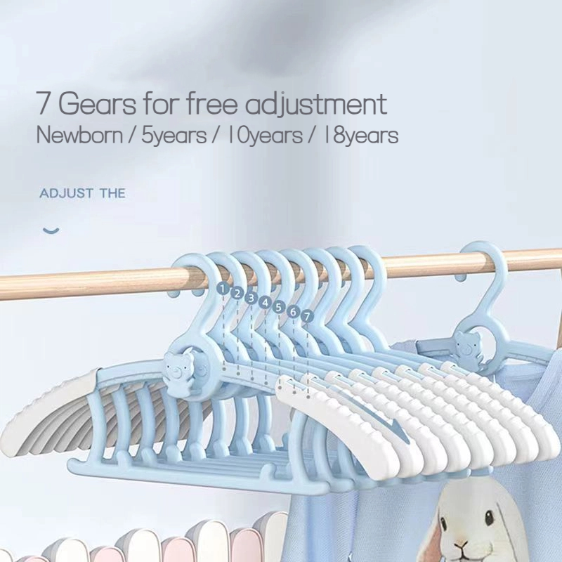 Baby Clothing Hangers - 10 adet bebek elbise askıları uzatılabilir