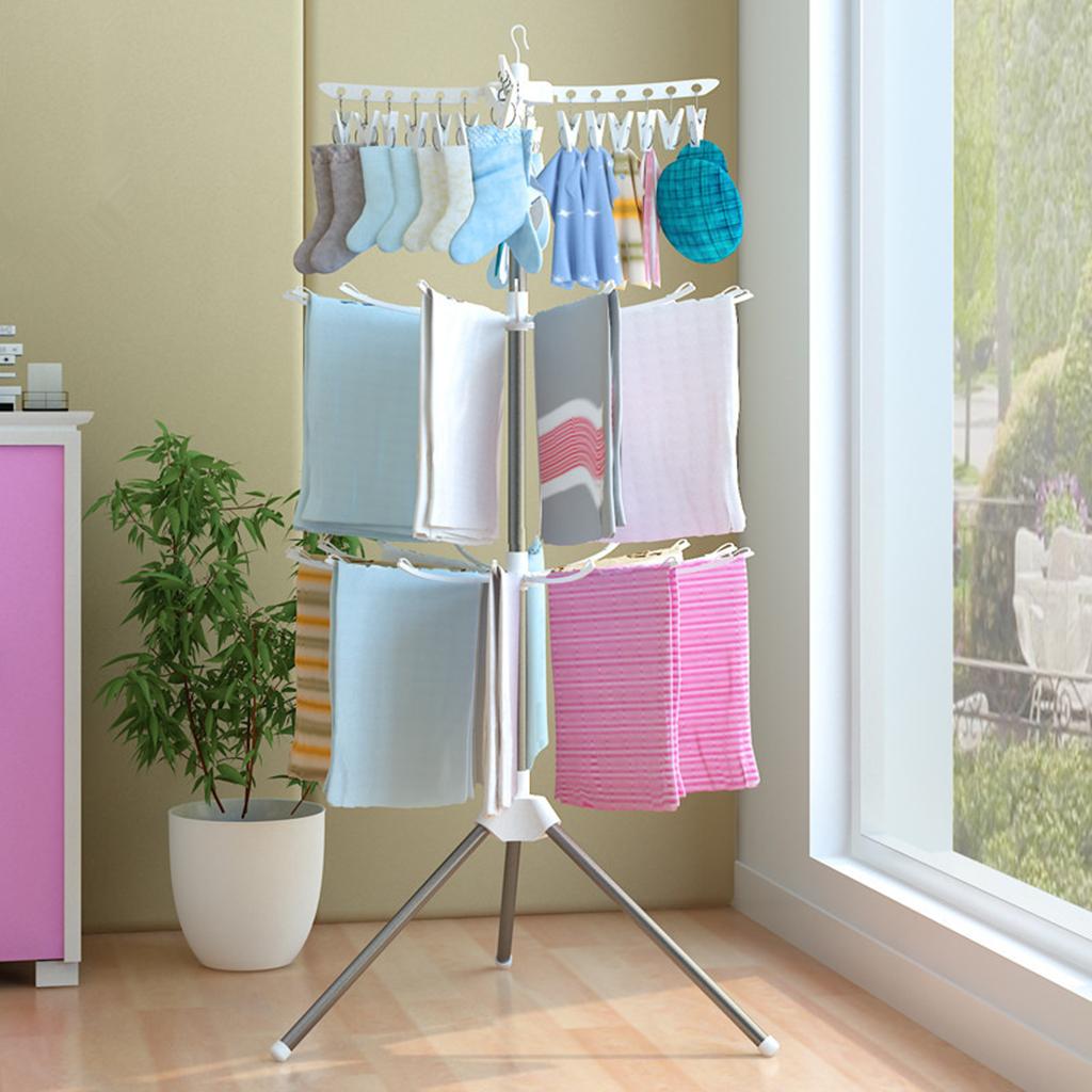 3 Katlı Katlanabilir Kurutma R - Baby Clothing Hangers incelemesi ve fiyatı