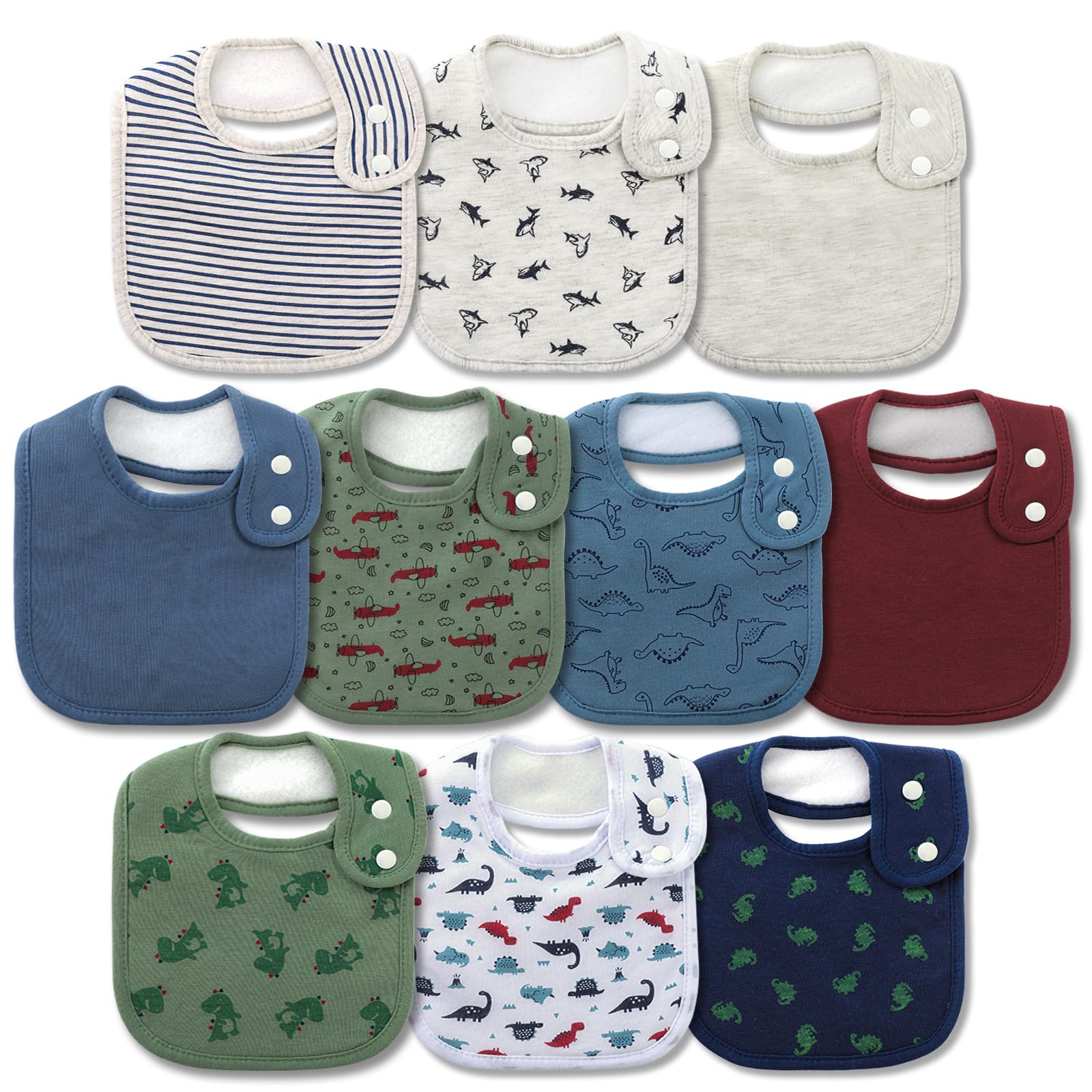 10'lu Paket Bebek Bandana Önlü - Printed Bibs Pack incelemesi ve fiyatı