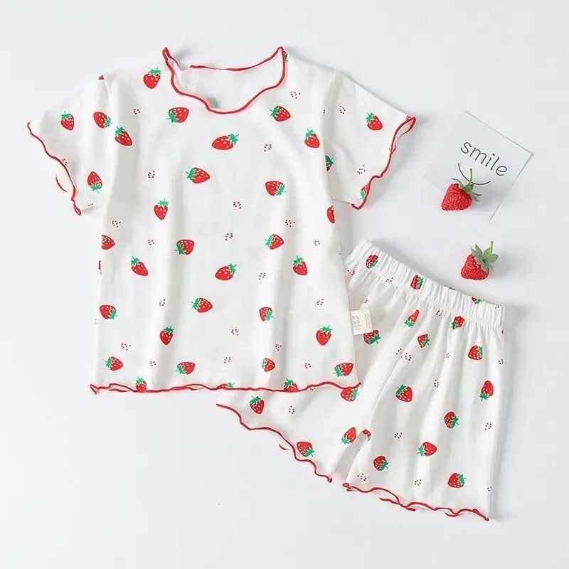 Kızlar Yaz Pijama Takımı Çilek - Baby Sleep Suit incelemesi ve fiyatı