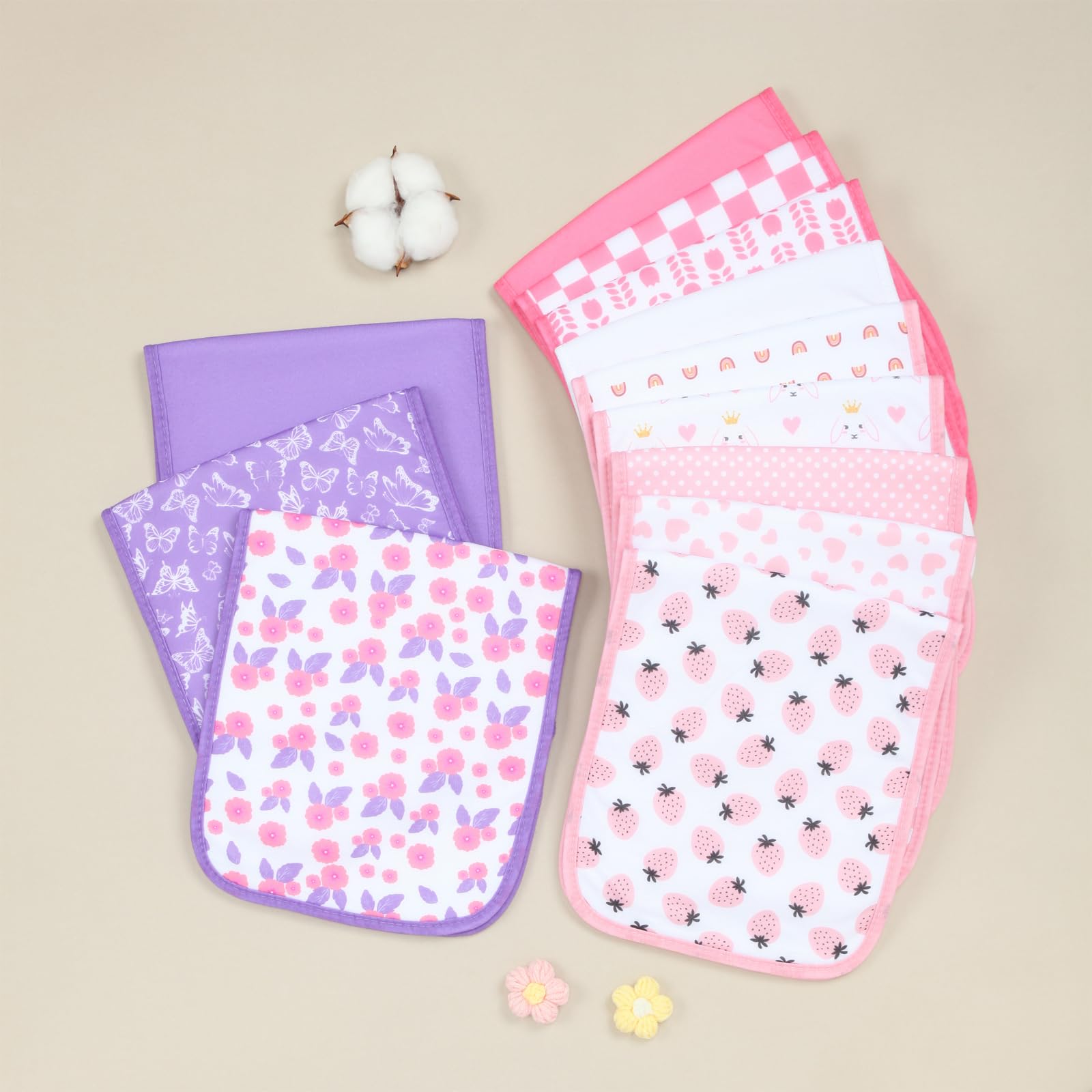 Benoxine 8'li Paket Organik Pa - Printed Bibs Pack incelemesi ve fiyatı